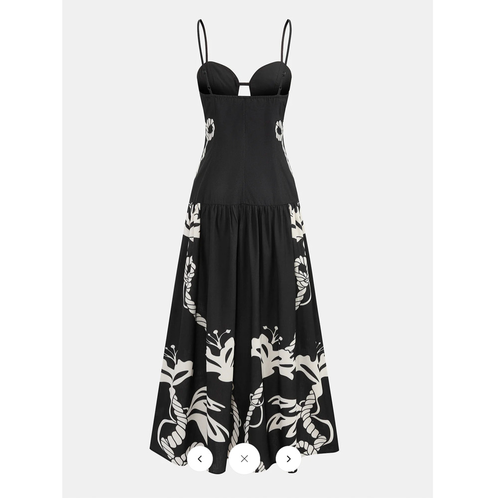NWT Commense Printed Cami Maxi Dress Sz XL - Picture 2 of 4